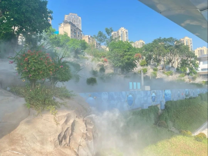 7建设码头塑石景观